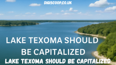 Lake Texoma Should Be Capitalized