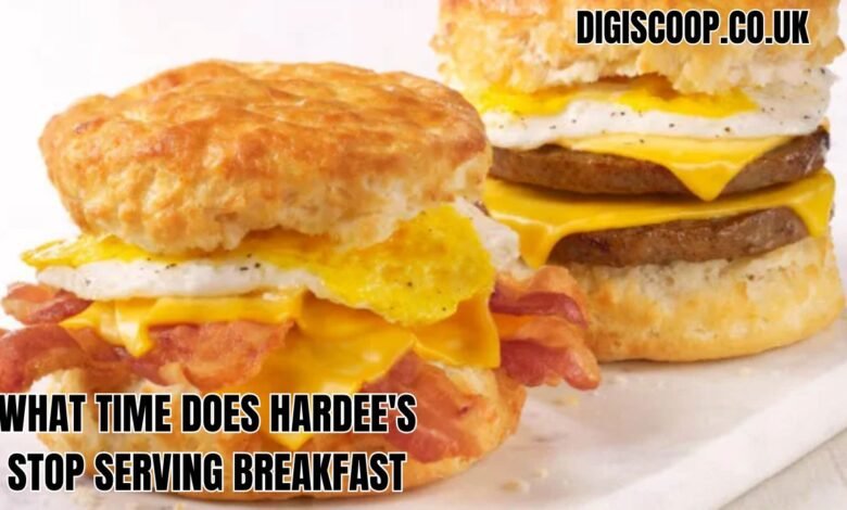 what time does hardee's stop serving breakfast